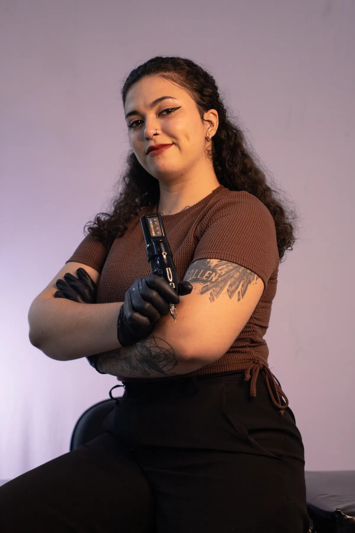 Jessi Vicente, tatuadora em Feira de Santana, Bahia