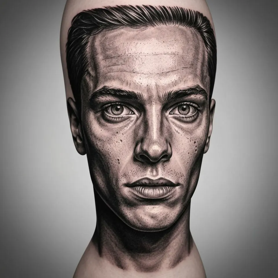 Retrato Realista — tatuagem em estilo realismo